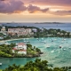 A view of Cruz Bay, St John, United States Virgin Islands